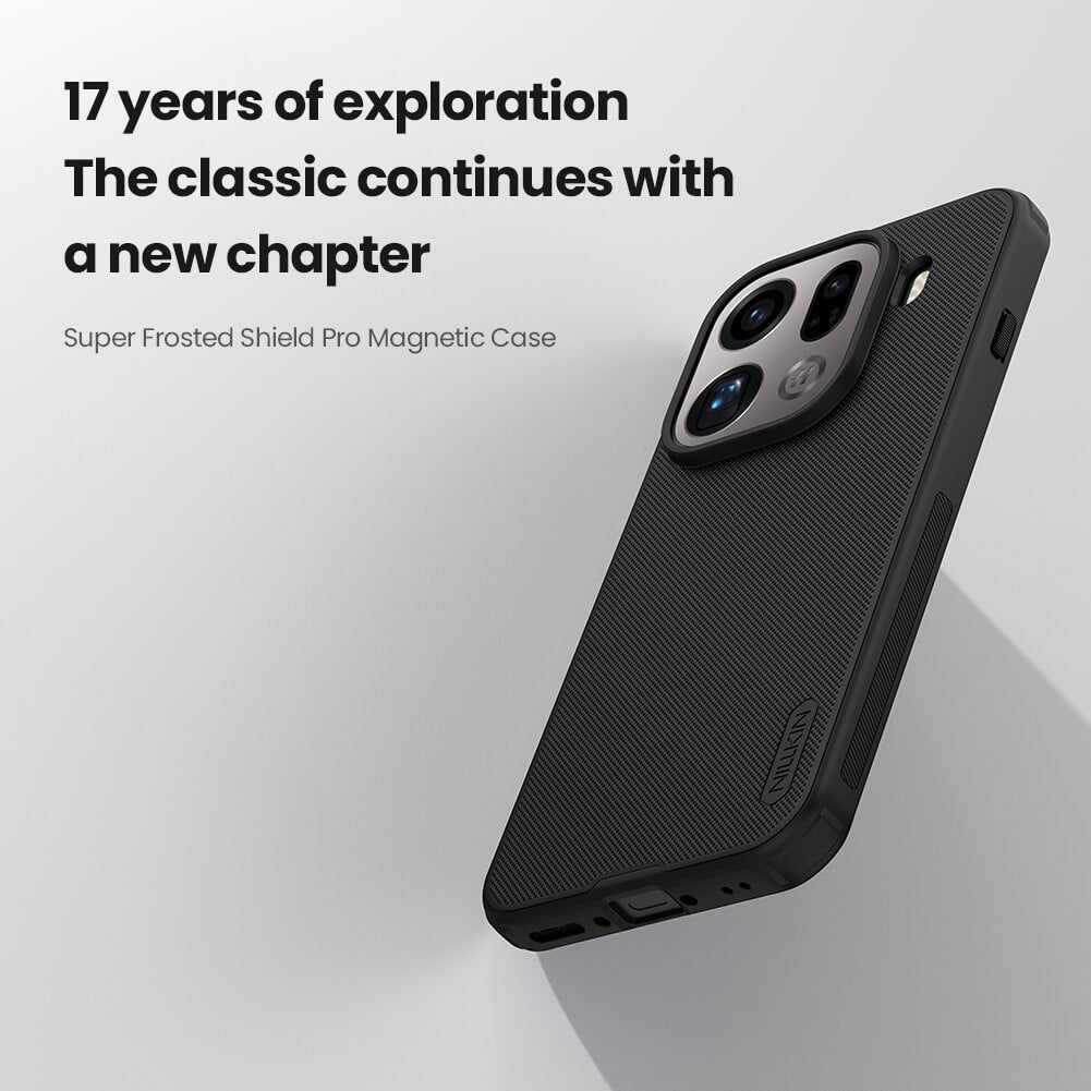 Nillkin Super Frosted Shield Pro Magnetic Matte cover case for Oppo Find X9 Pro