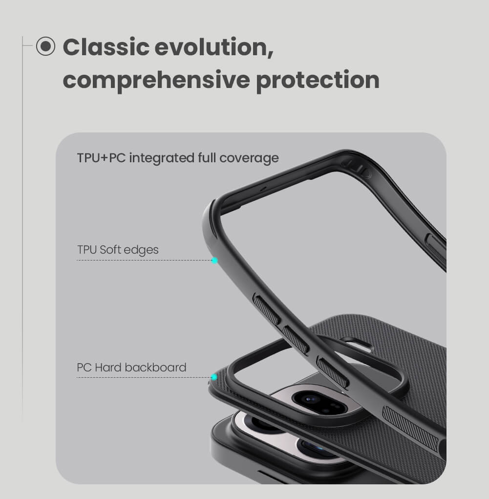 Nillkin Super Frosted Shield Pro Magnetic Matte cover case for Oppo Find X9 Pro